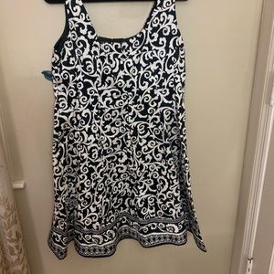 Black and white dress